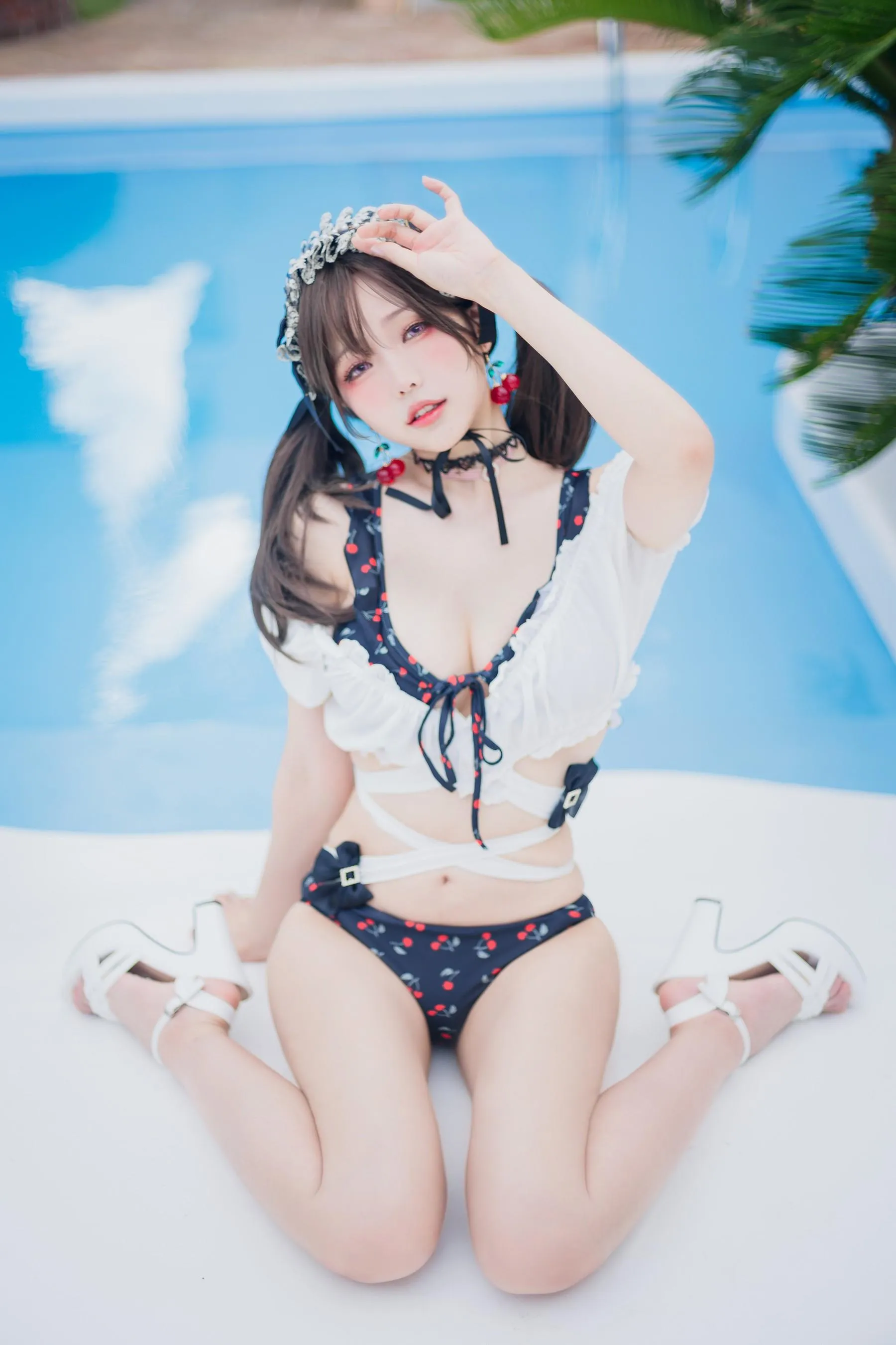 ElyEE子 – NO.120 2023.august B-櫻桃地雷系少女 Cherry Ground Mine Girl [23P]插图6